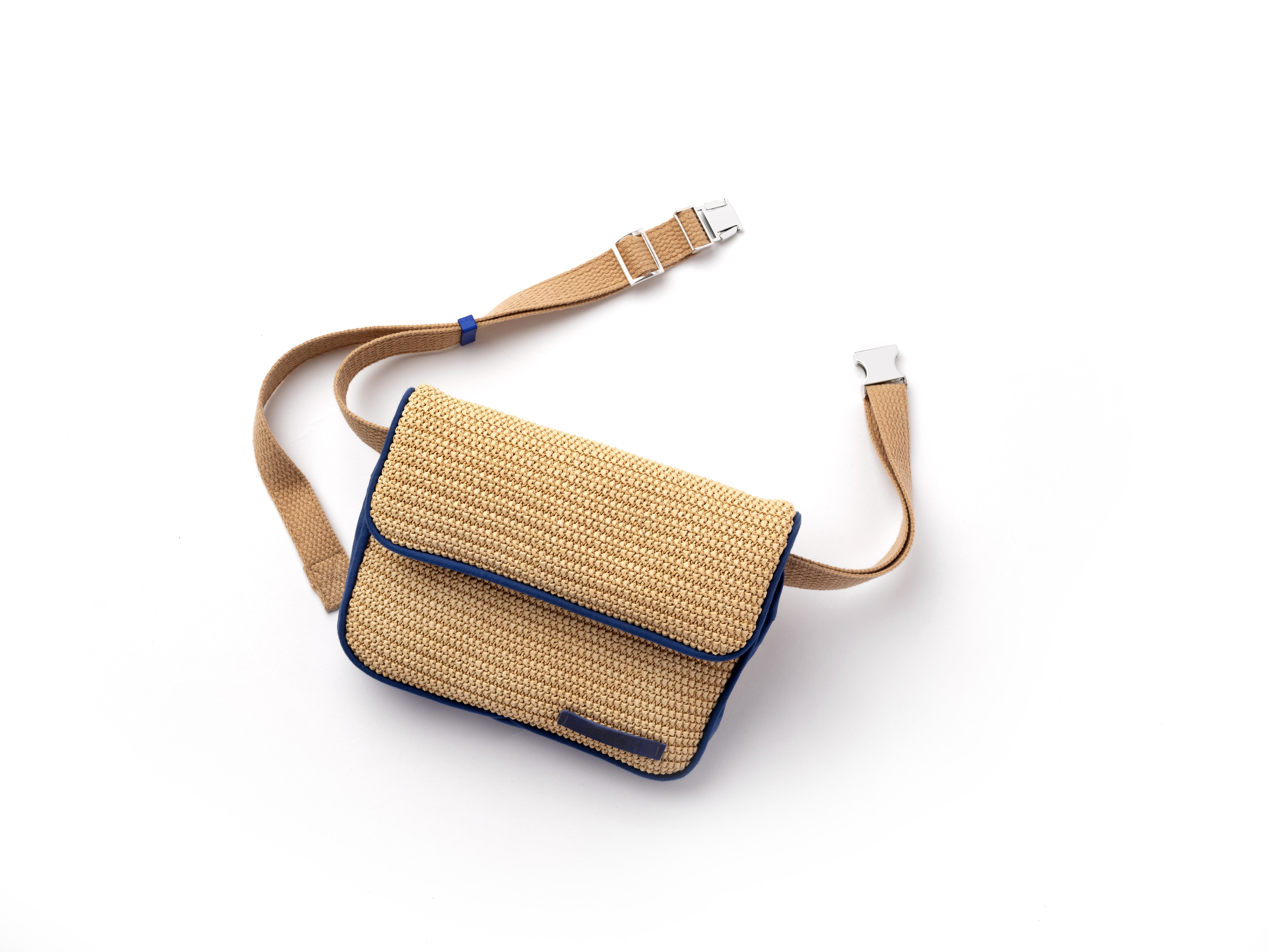 Belt Bag   Capri   Krnach  Eco  Fashion  Sustainable  Raffia  Summer  Beige  Bag