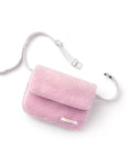 Krnach  Belt Bag  St. Moritz Pink Fleece   Eco  Sustainable  Upcycled Fashion Bag