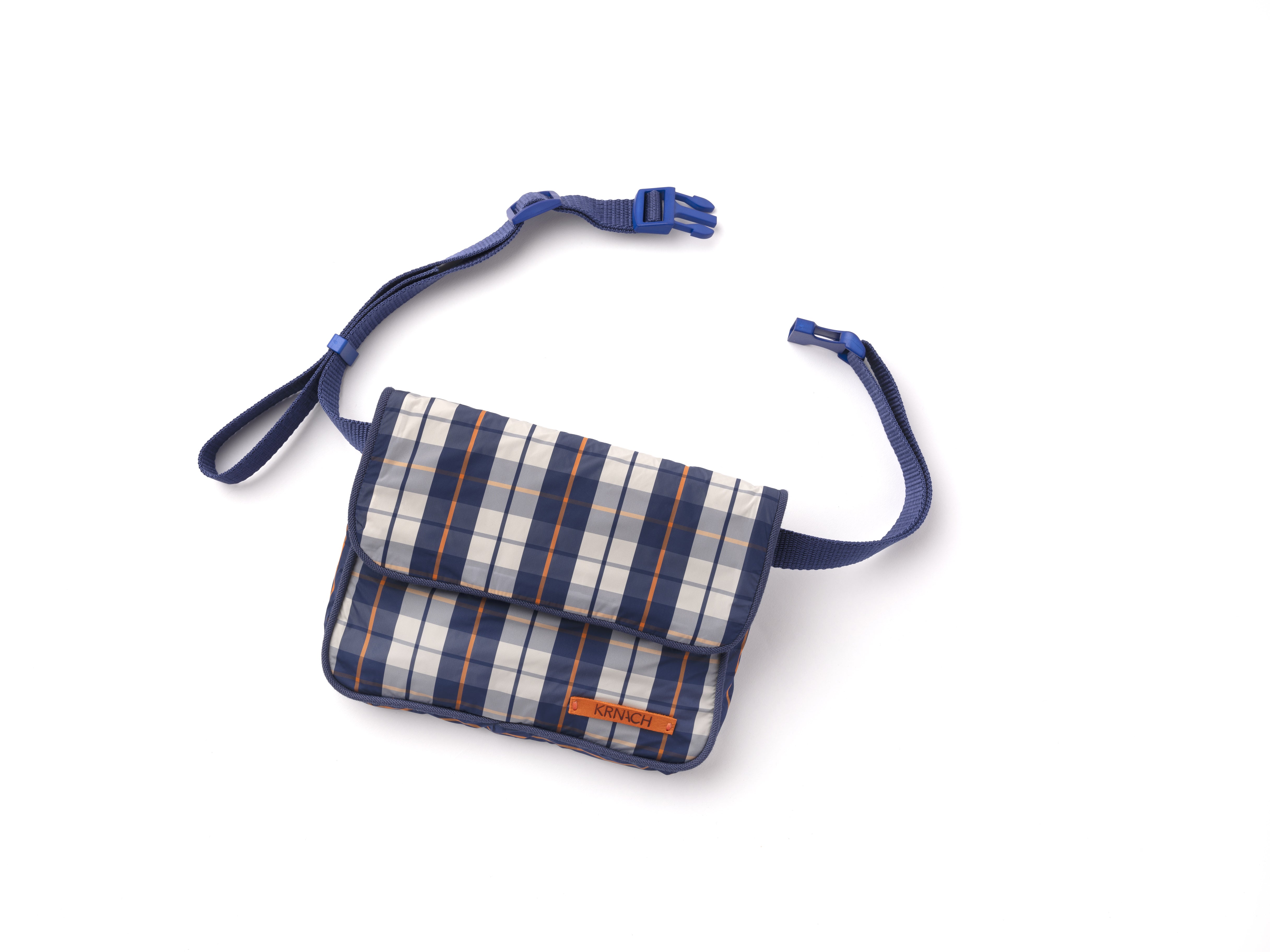 Krnach  Belt Bag  San Remo Nylon  Plaid Jacquard   Eco  Sustainable  Upcycled Fashion Bag