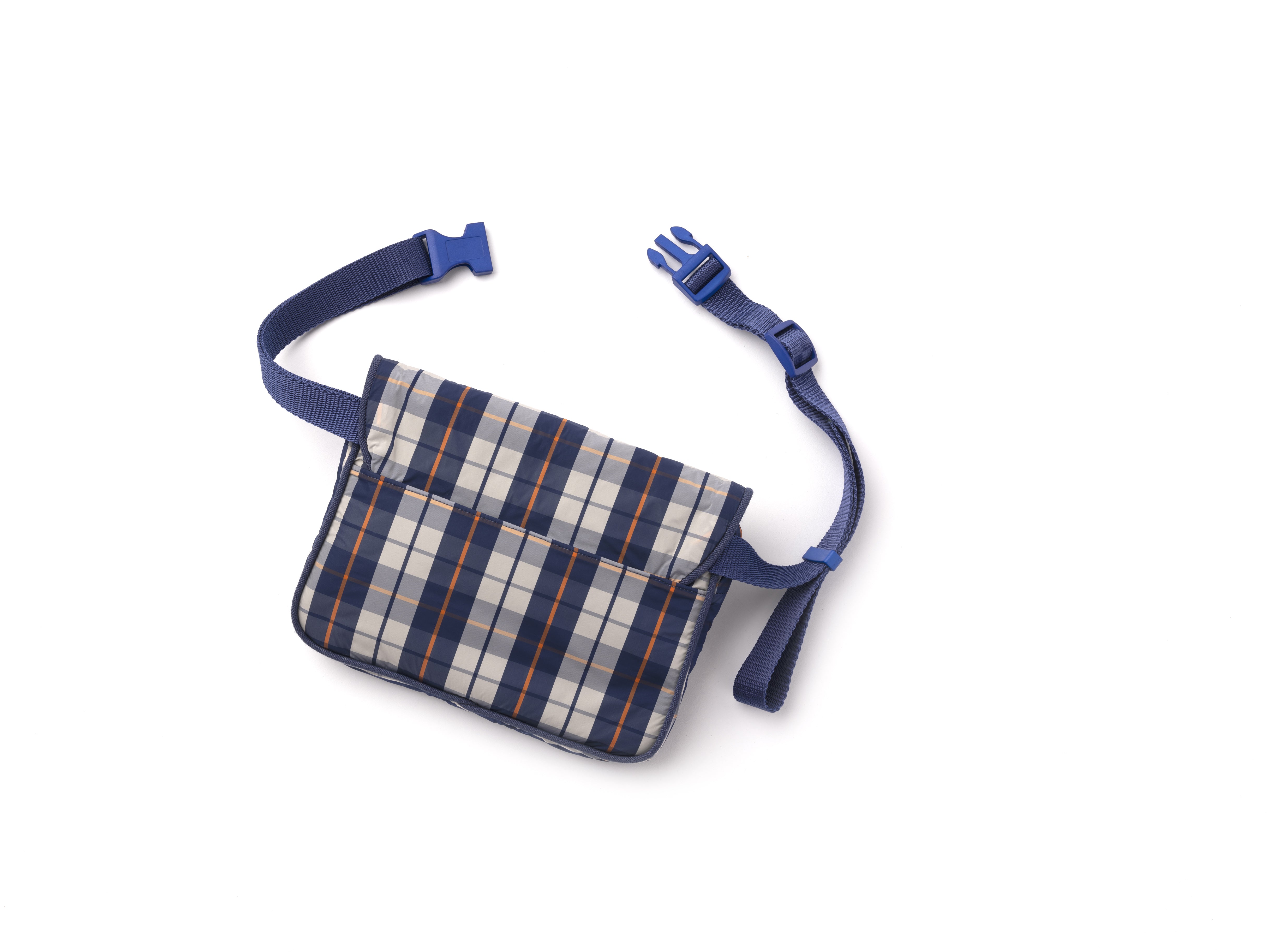 Krnach  Belt Bag  San Remo Nylon  Plaid Jacquard   Eco  Sustainable  Upcycled Fashion Bag